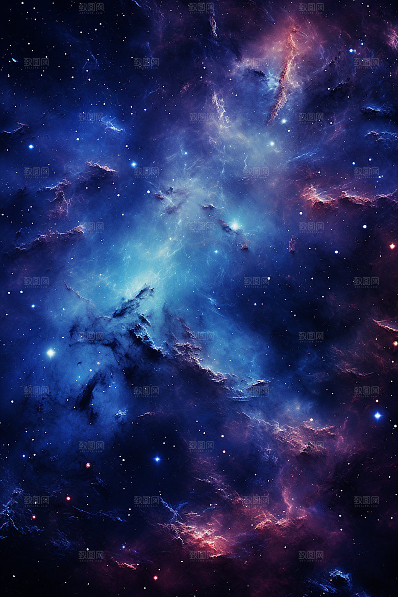 宇宙星空夜空唯美素材