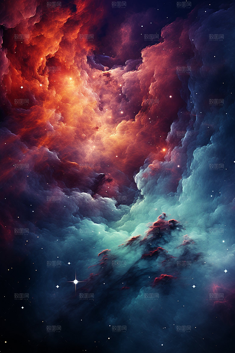 宇宙星空灿烂天空素材