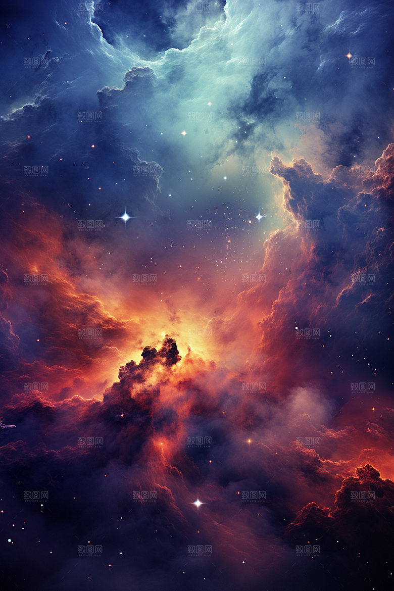 宇宙星空高清天空素材