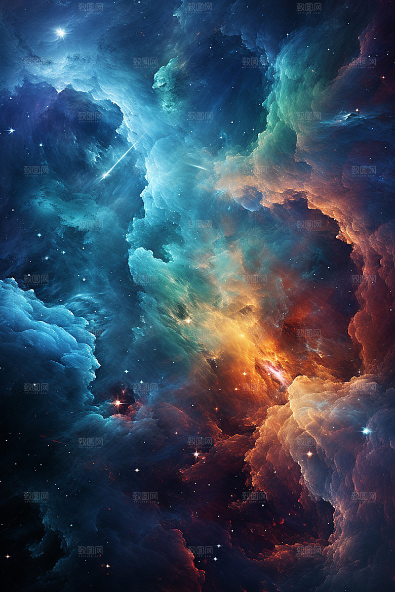 宇宙星空未来浪漫素材