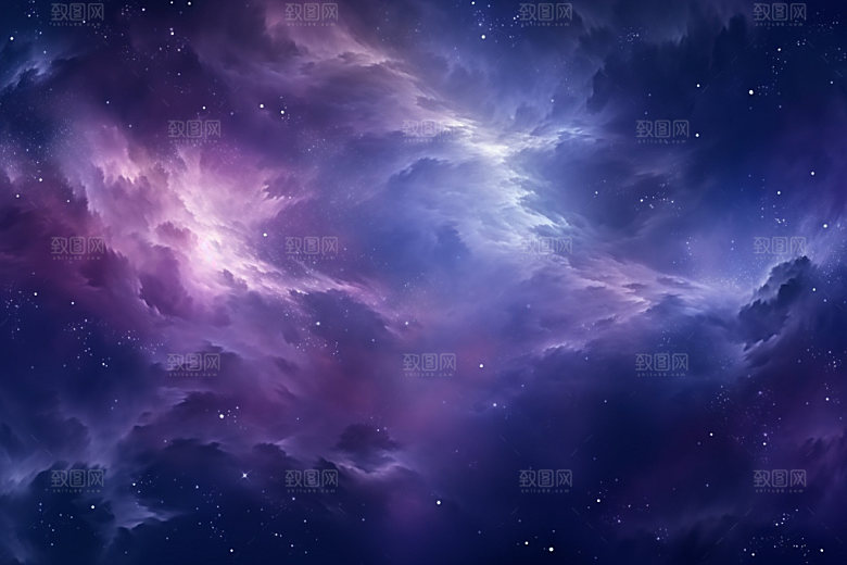 宇宙星空浪漫唯美素材