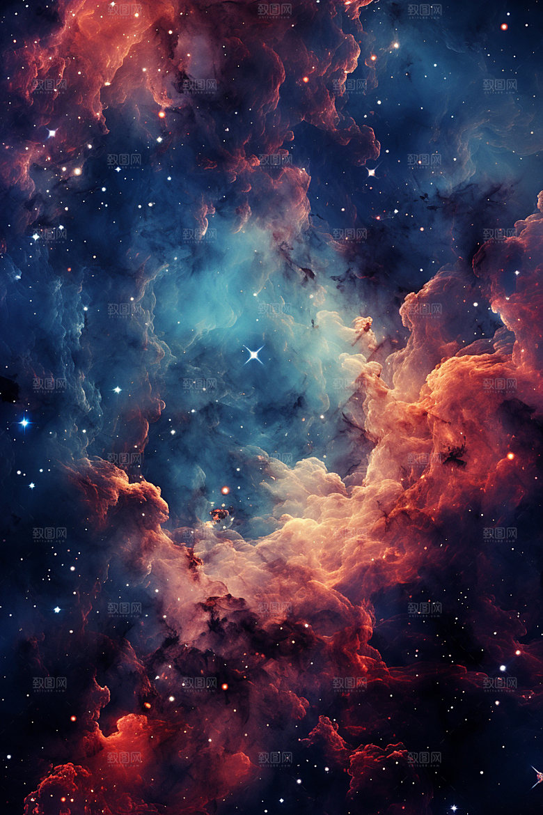 宇宙星空灿烂高清素材