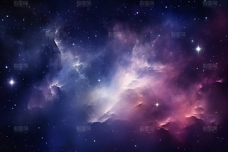 宇宙星空浪漫高清素材