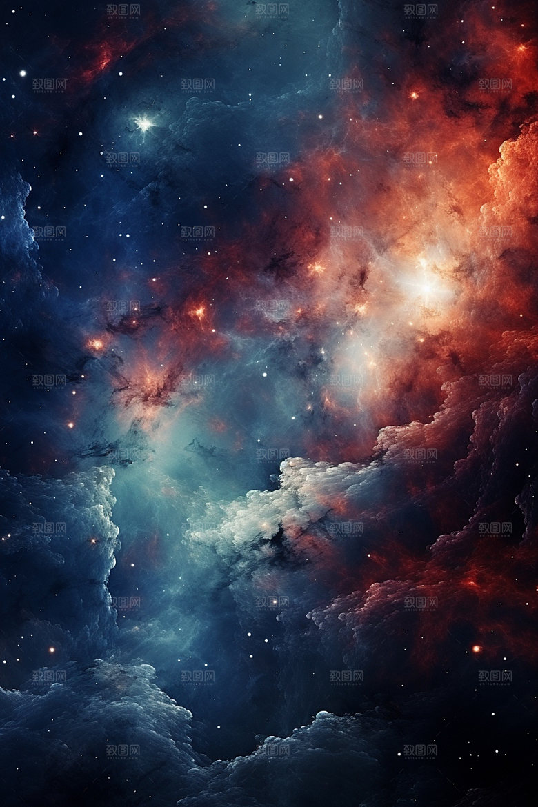 宇宙星空星云天空素材