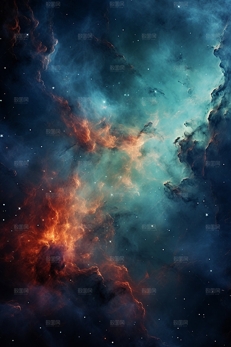 宇宙星空未来星云素材