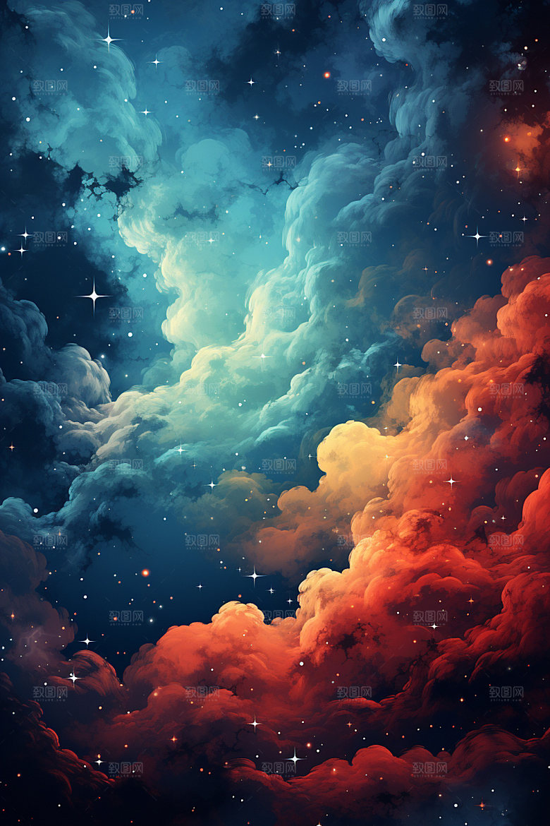 宇宙星空高清浪漫素材