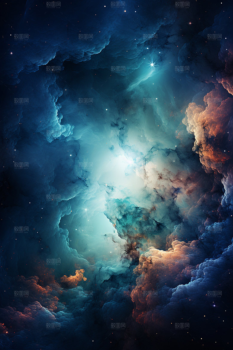 宇宙星空夜空高清素材