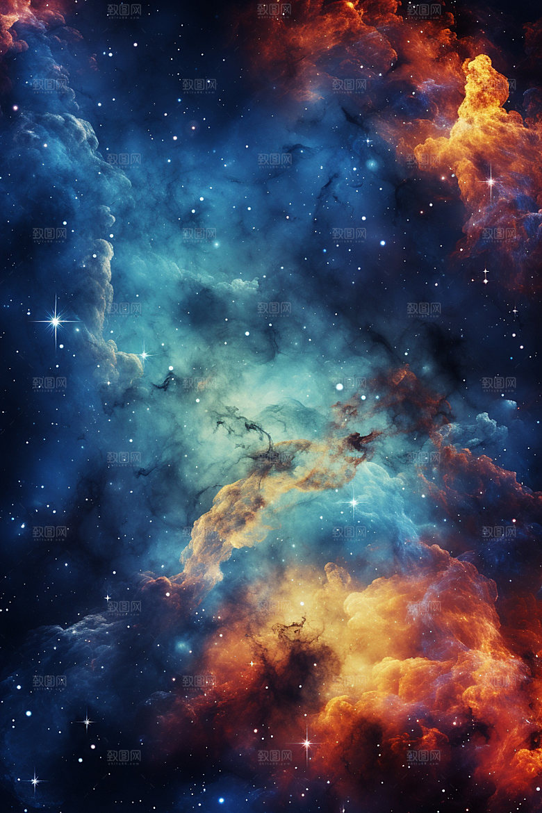 宇宙星空夜空高清素材