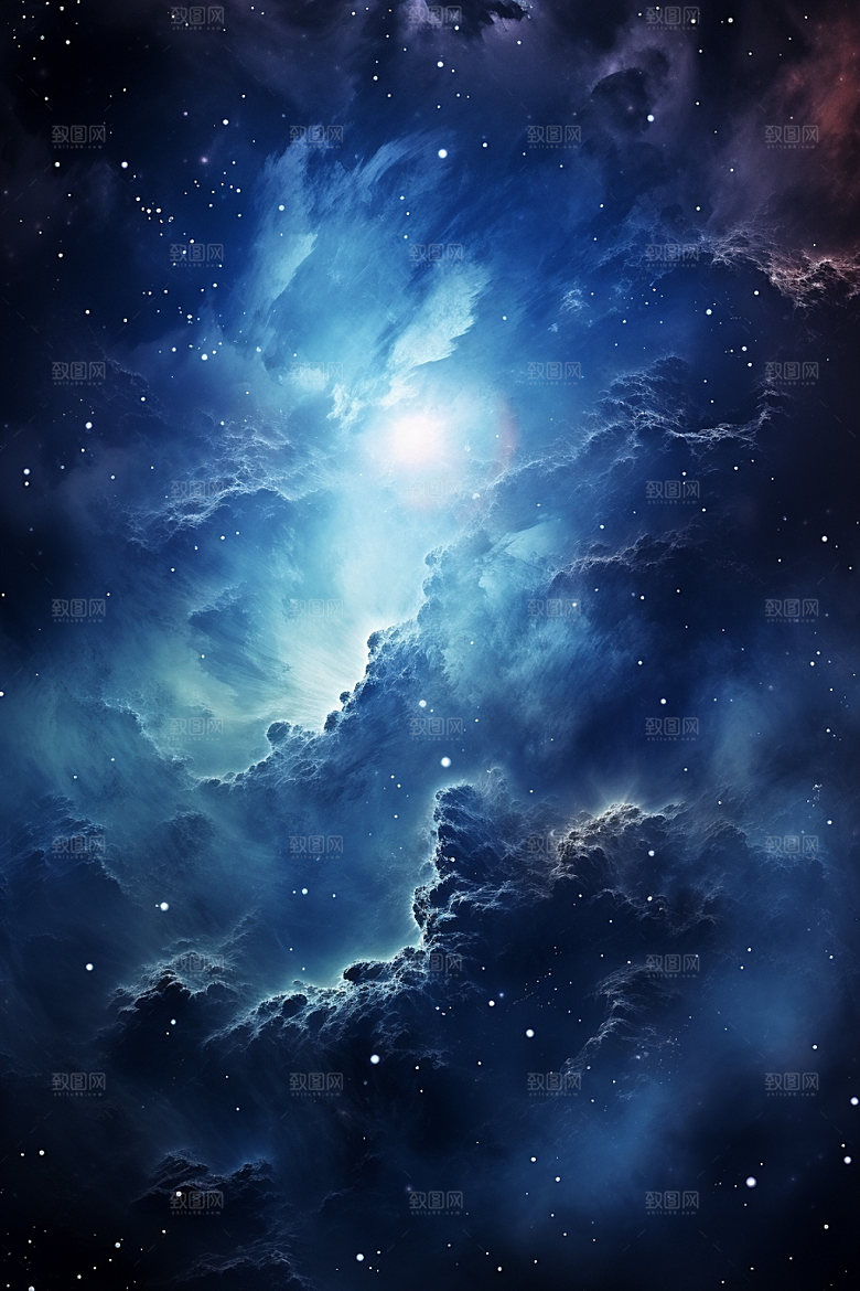 宇宙星空唯美天空素材