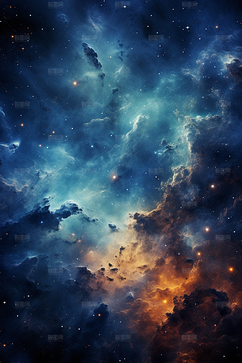 宇宙星空浪漫夜空素材