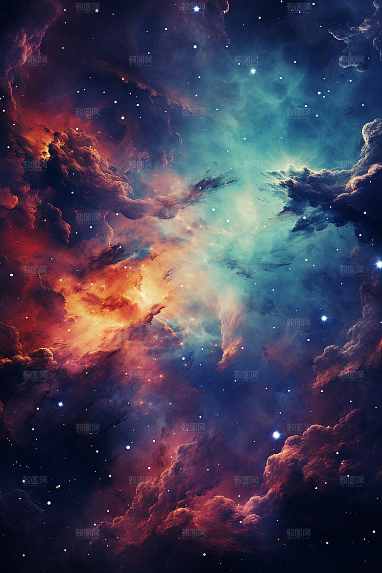 宇宙星空太空浪漫素材