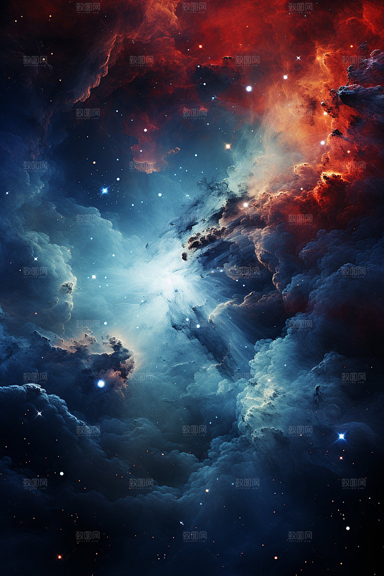 宇宙星空星云未来素材