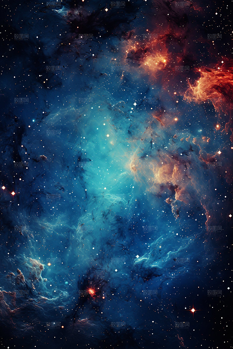 宇宙星空未来星云素材