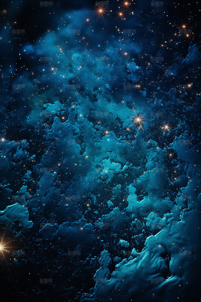宇宙星空太空浪漫素材
