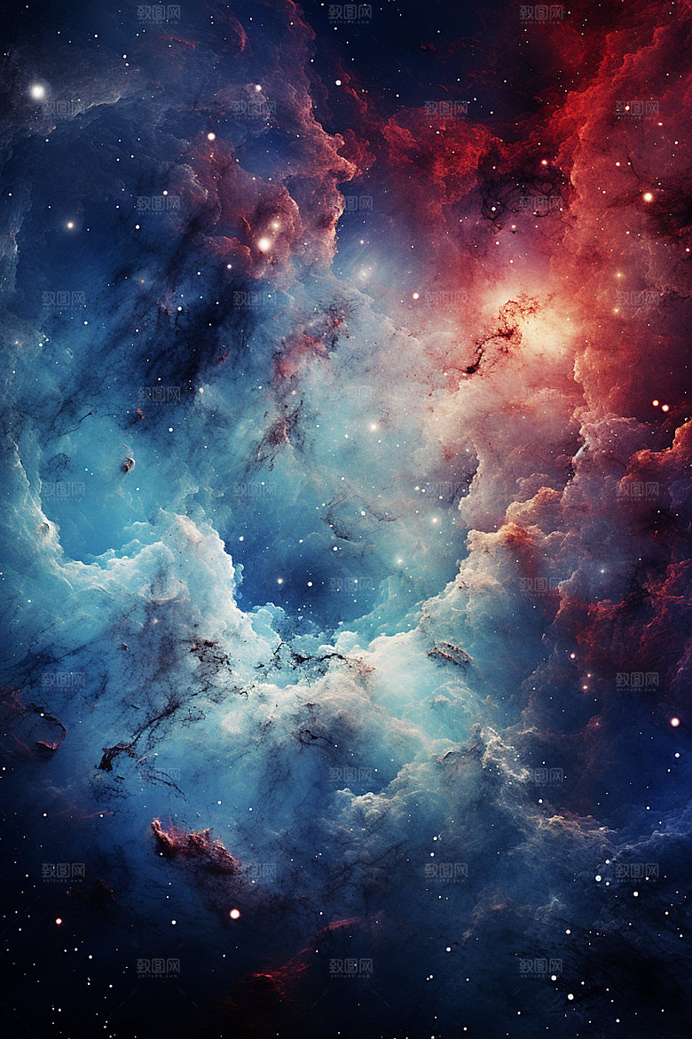 宇宙星空唯美浪漫素材