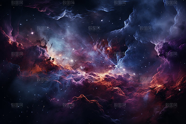 宇宙星空高清浪漫素材
