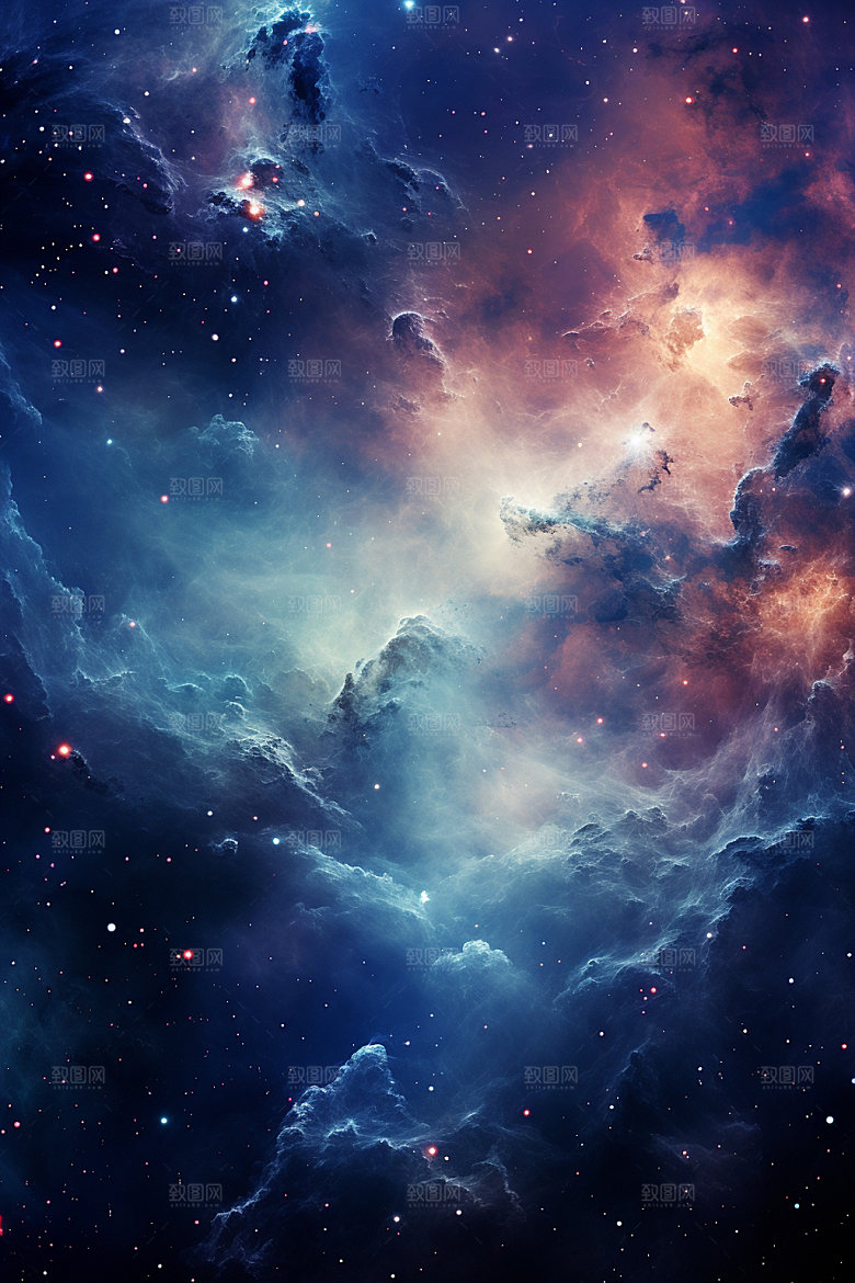 宇宙星空浪漫星云素材