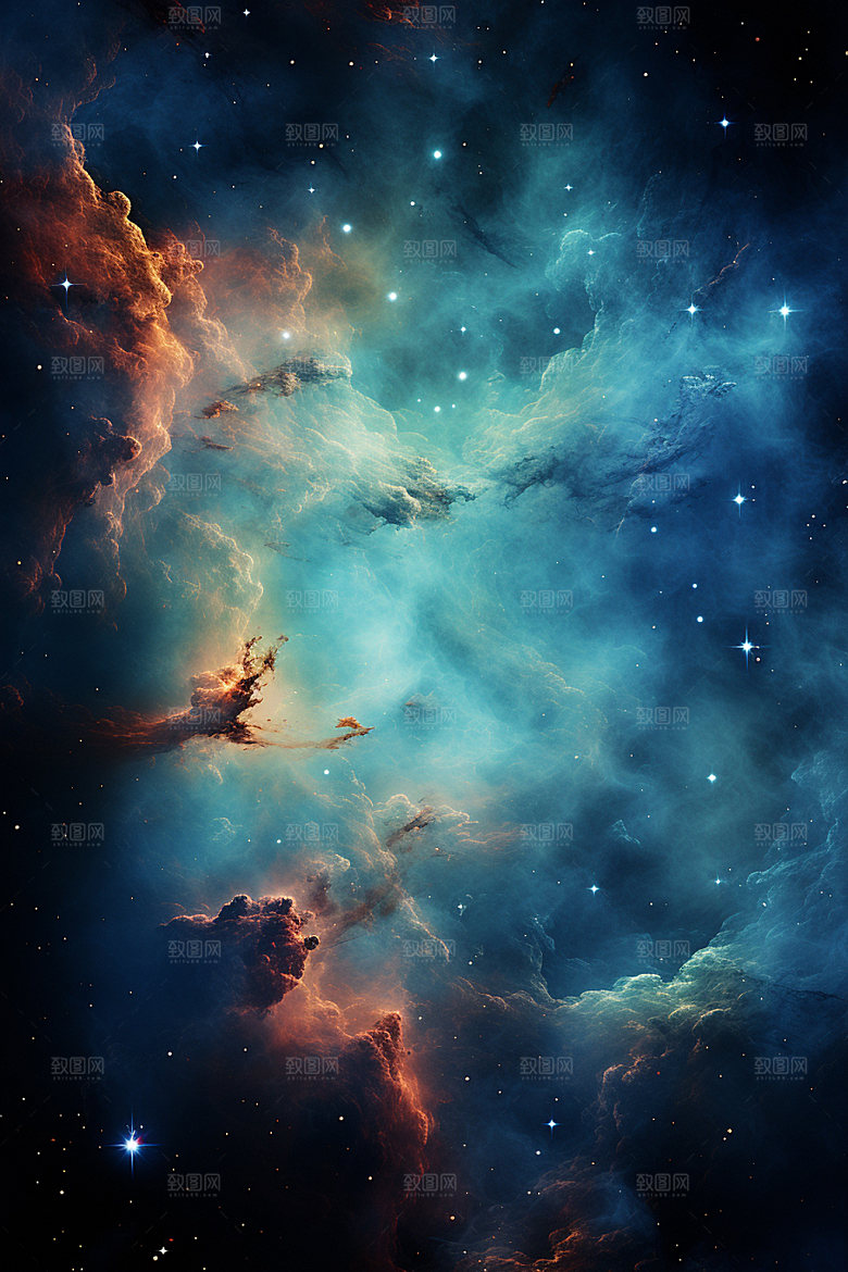 宇宙星空高清唯美素材