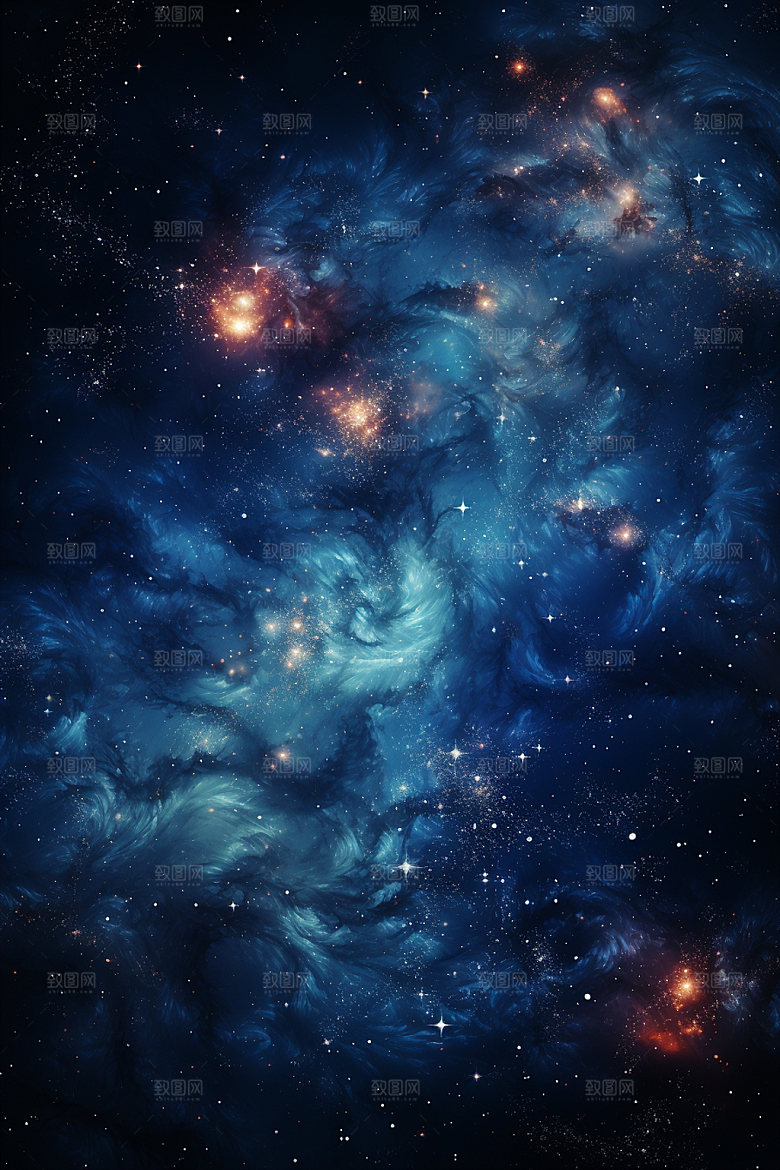 宇宙星空灿烂高清素材