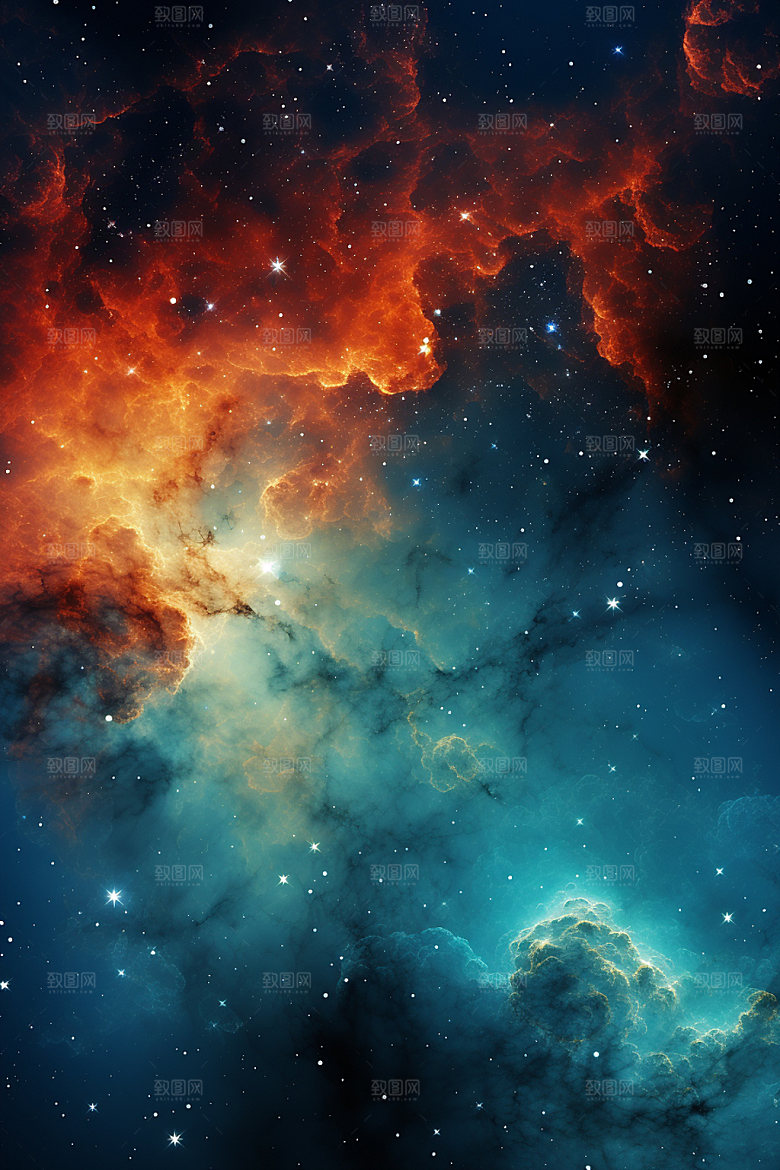 宇宙星空太空唯美素材
