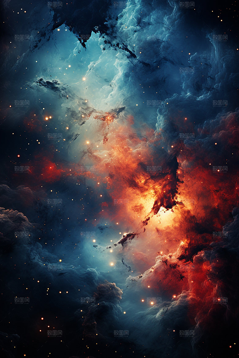 宇宙星空夜空未来素材