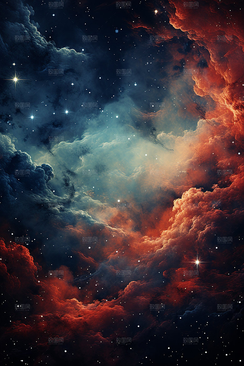 宇宙星空星云天空素材