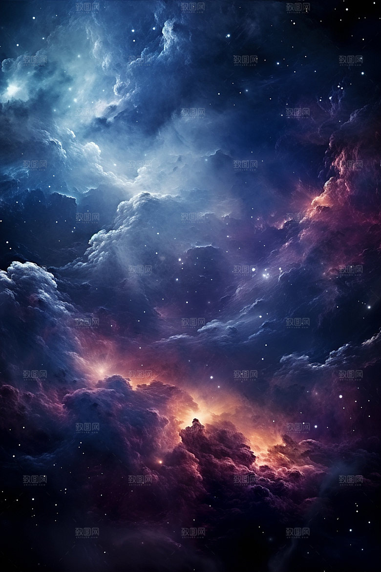 宇宙星空未来唯美素材