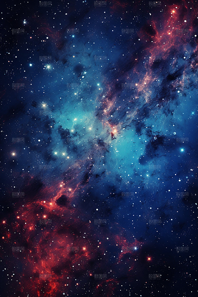 宇宙星空灿烂夜空素材