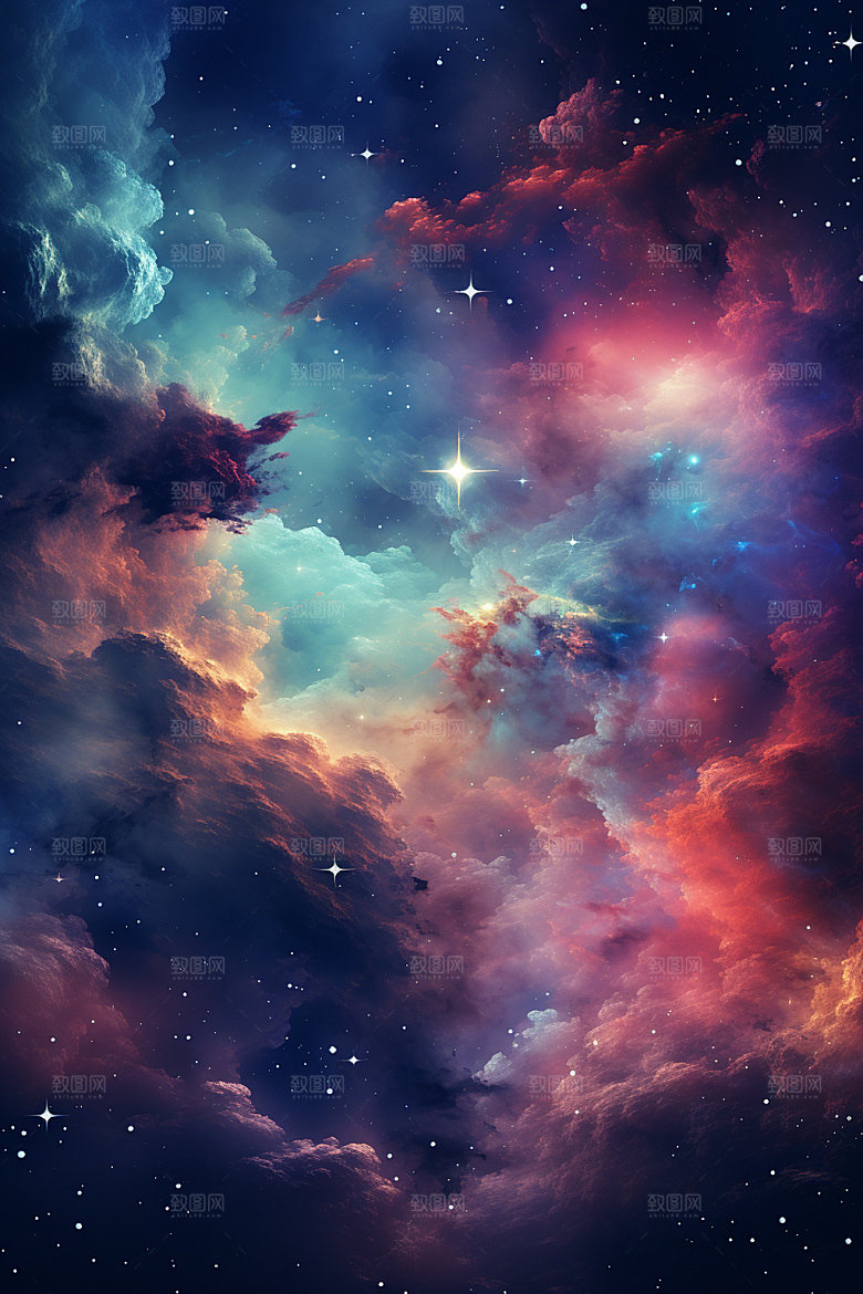 宇宙星空未来高清素材