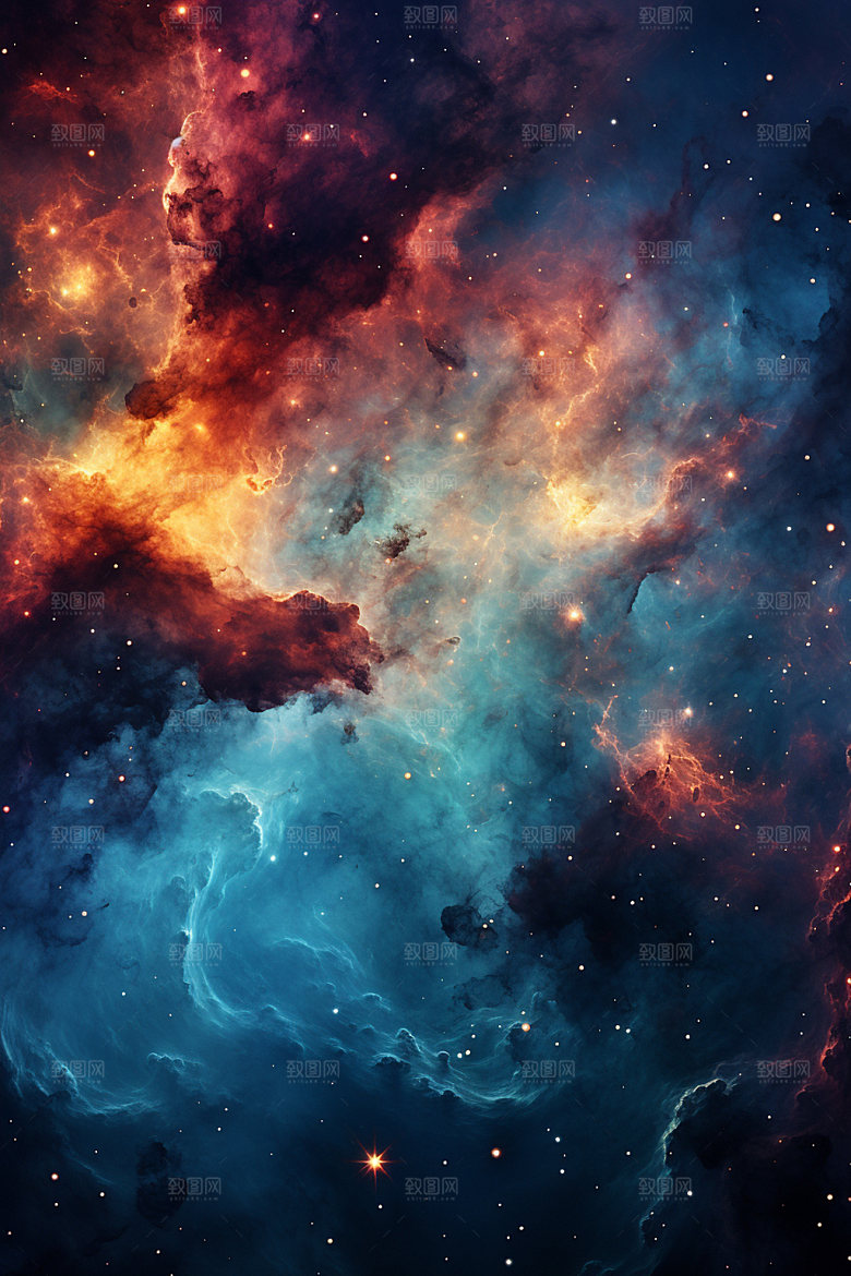 宇宙星空夜空高清素材