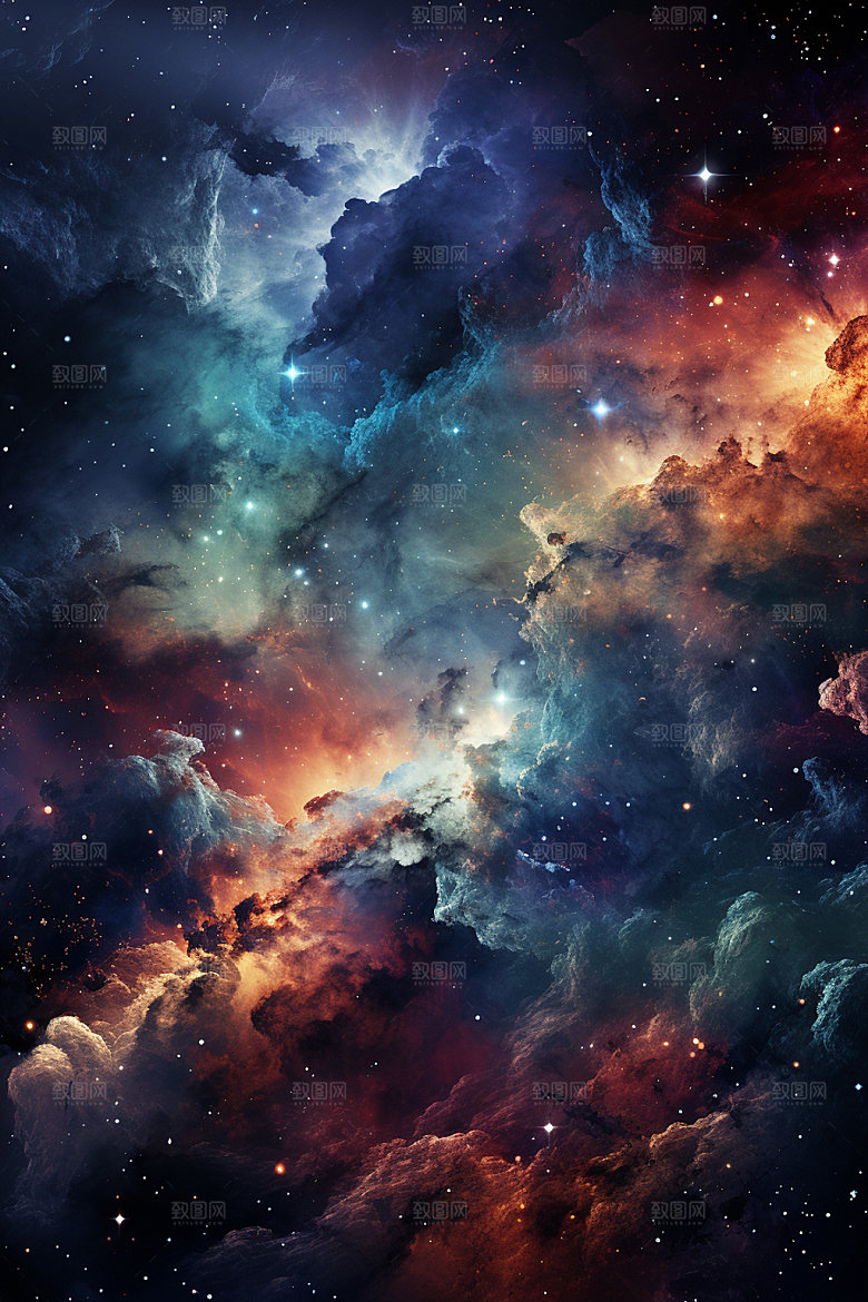 宇宙星空灿烂天空素材
