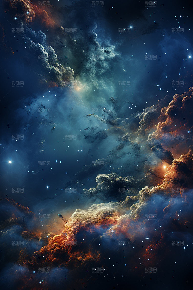 宇宙星空浪漫星云素材