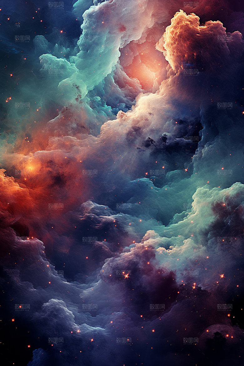 宇宙星空唯美太空素材