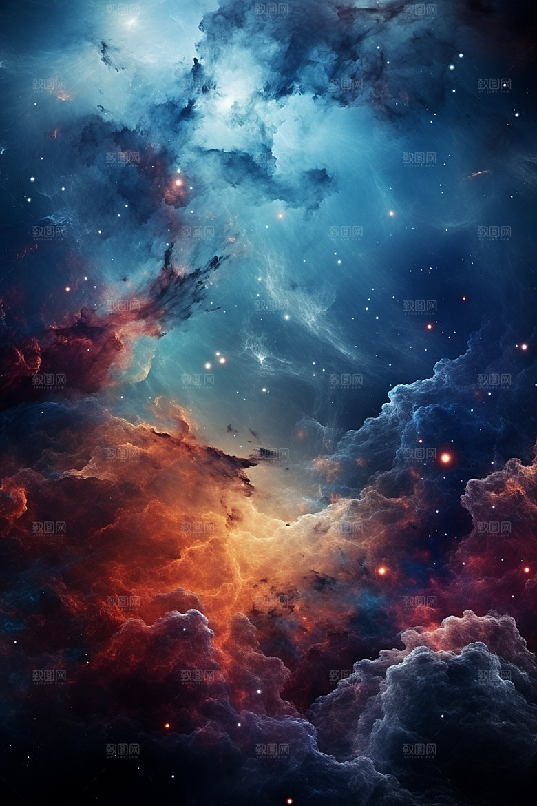 宇宙星空未来夜空素材