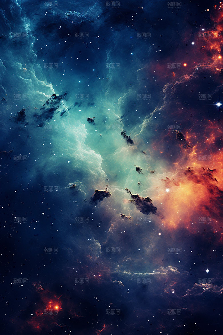 宇宙星空天空星云素材