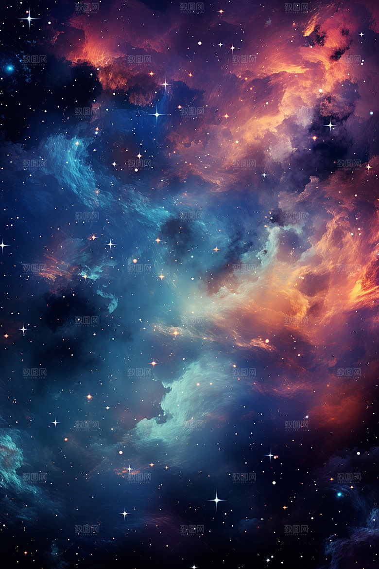 宇宙星空未来夜空素材