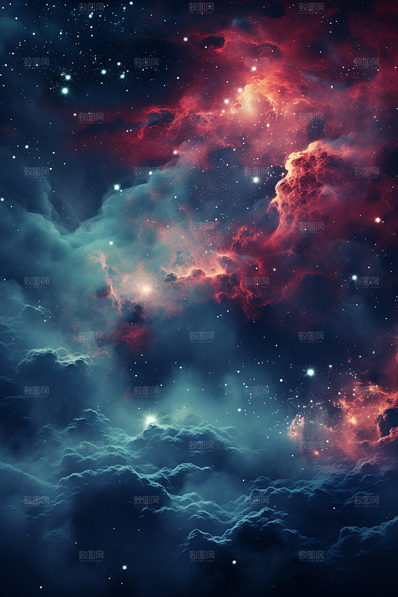宇宙星空唯美灿烂素材
