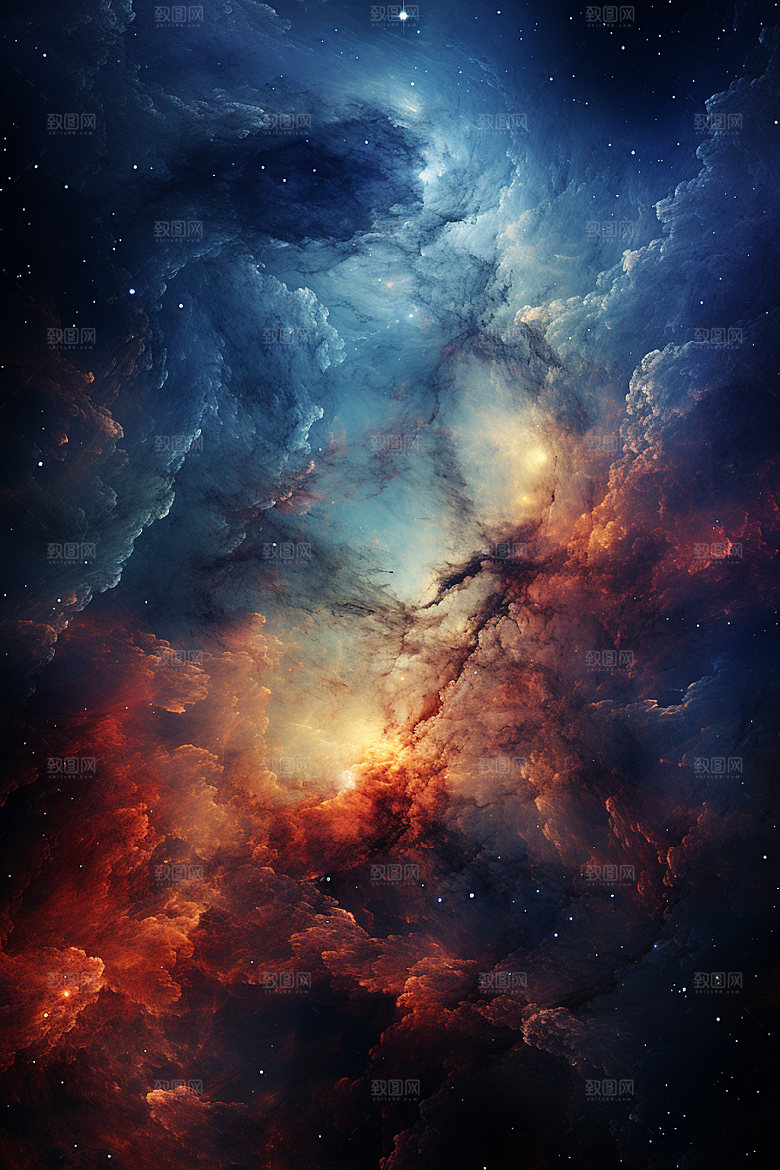 宇宙星空夜空未来素材