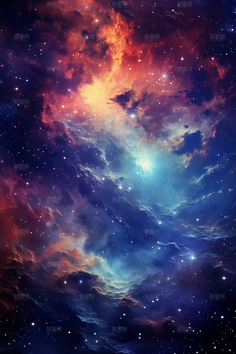 宇宙星空太空灿烂素材