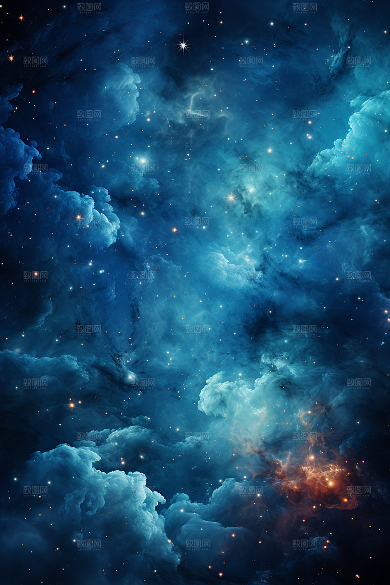宇宙星空唯美浪漫素材