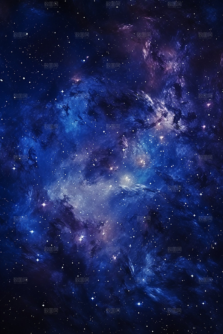 宇宙星空灿烂未来素材