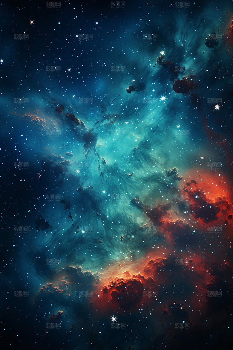 宇宙星空浪漫唯美素材