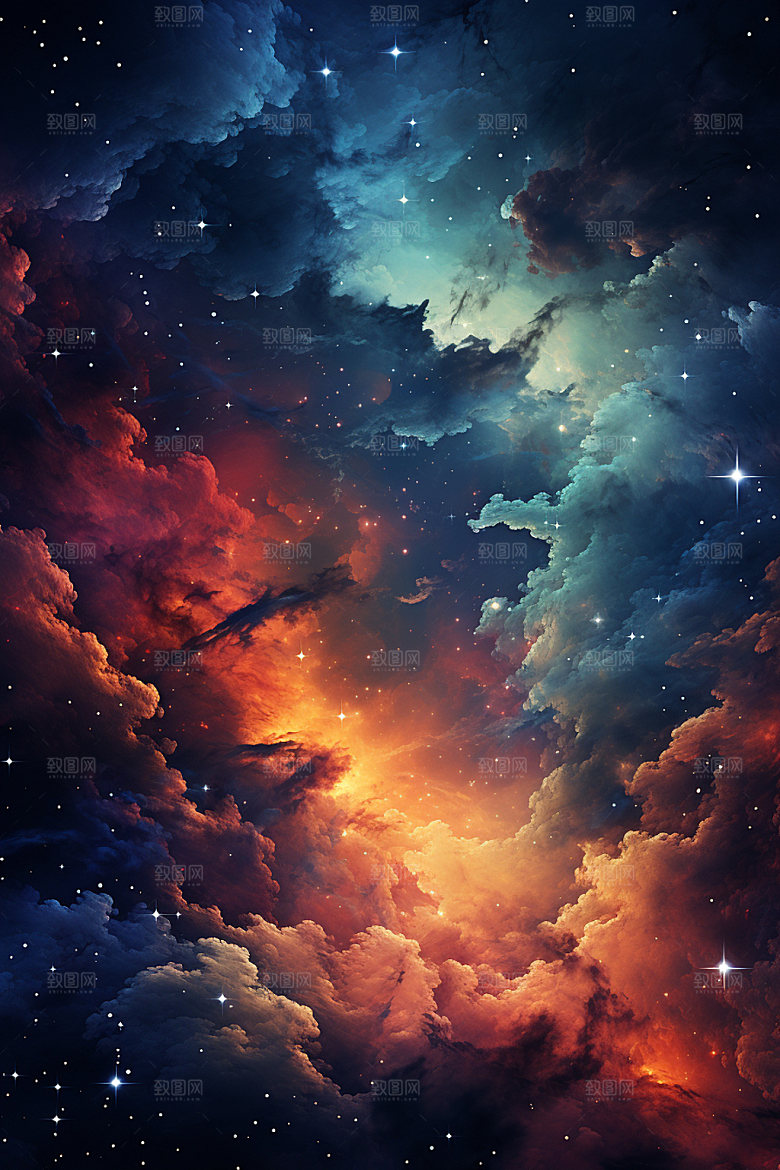 宇宙星空唯美太空素材