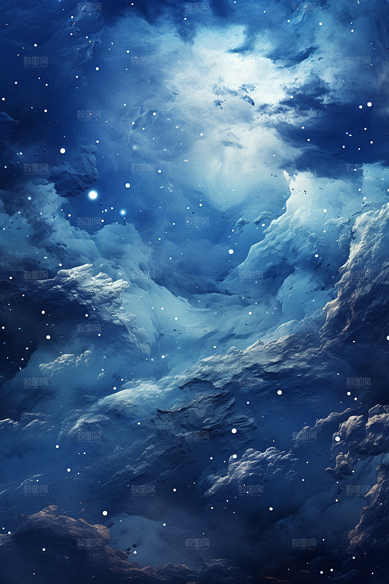 宇宙星空夜空浪漫素材