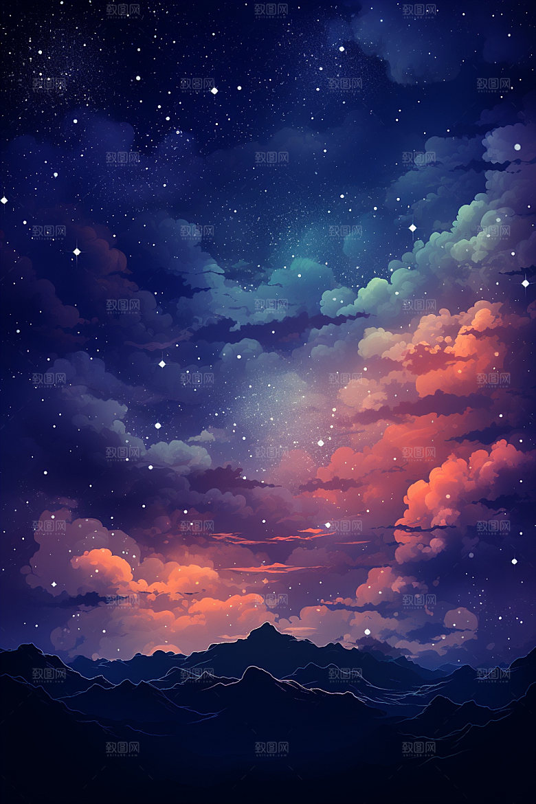 宇宙星空高清太空素材
