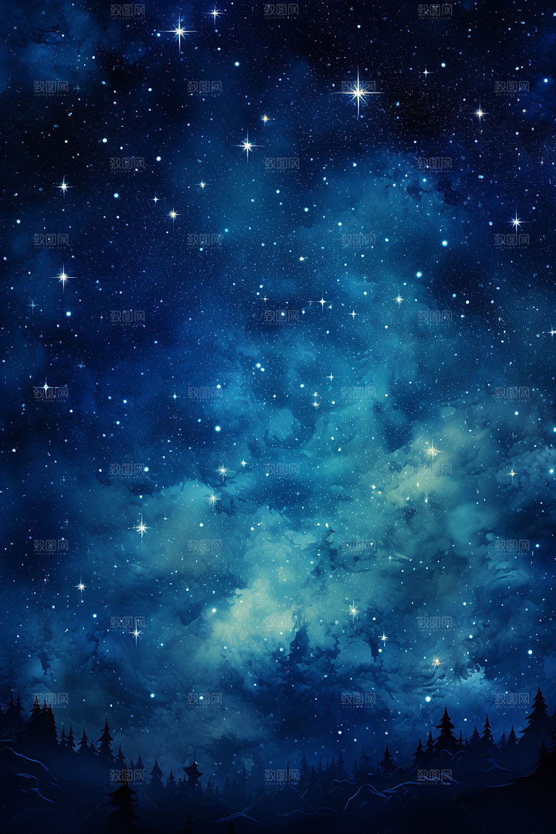 宇宙星空天空浪漫素材