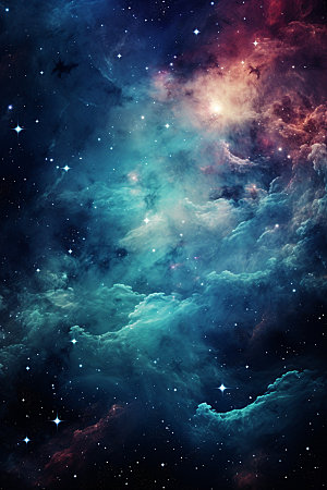 宇宙星空星云太空素材