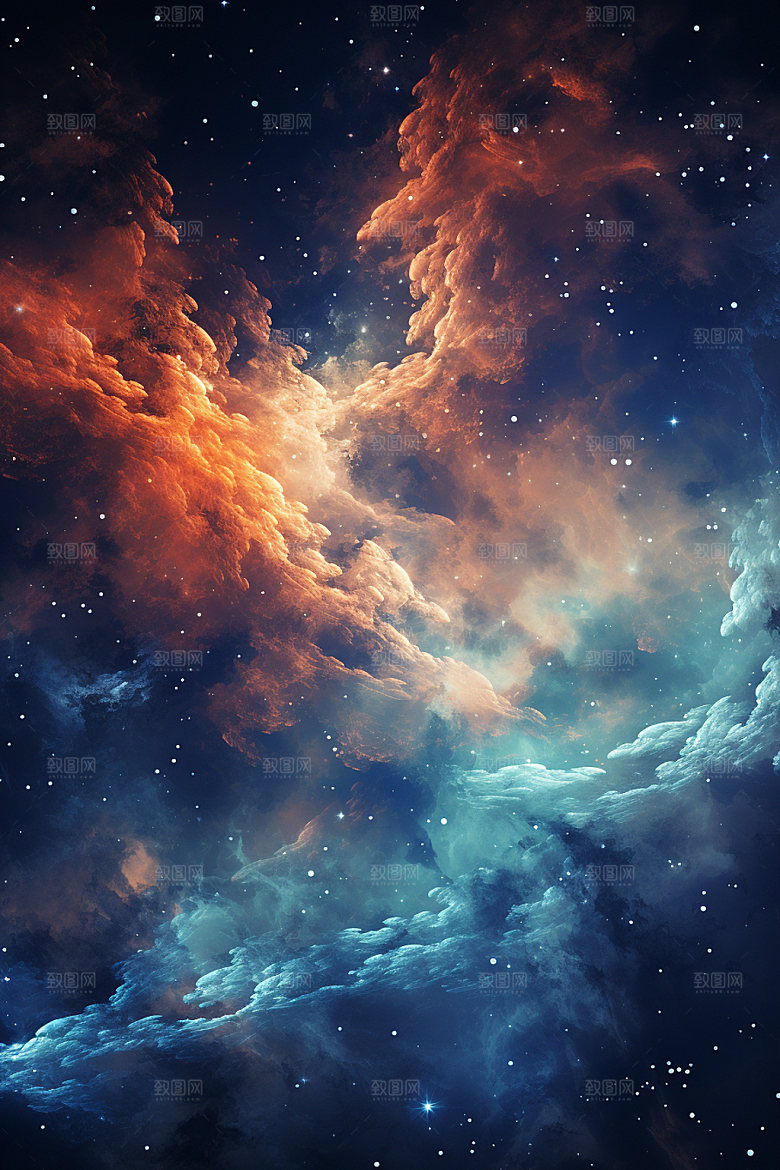宇宙星空天空唯美素材