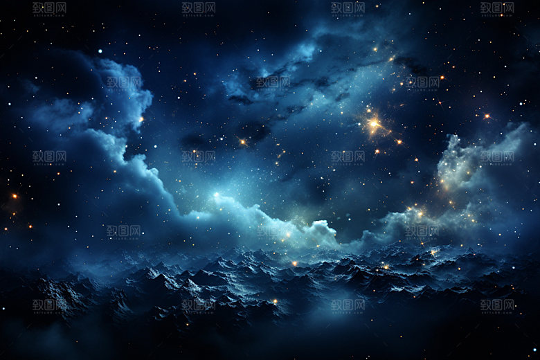 宇宙星空天空高清素材