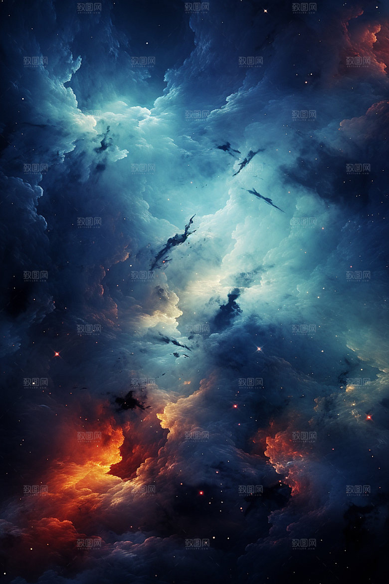 宇宙星空天空未来素材